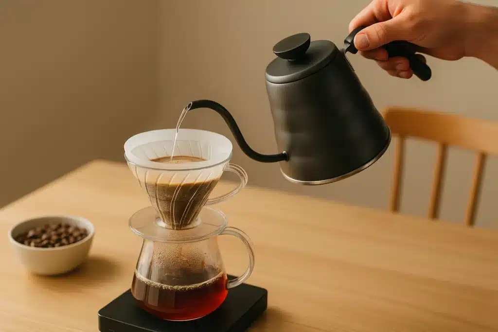 Pouring Technique: Gentle, Centered, Consistent