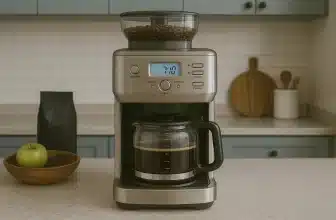 Coffee Maker with a Built-in Grinder