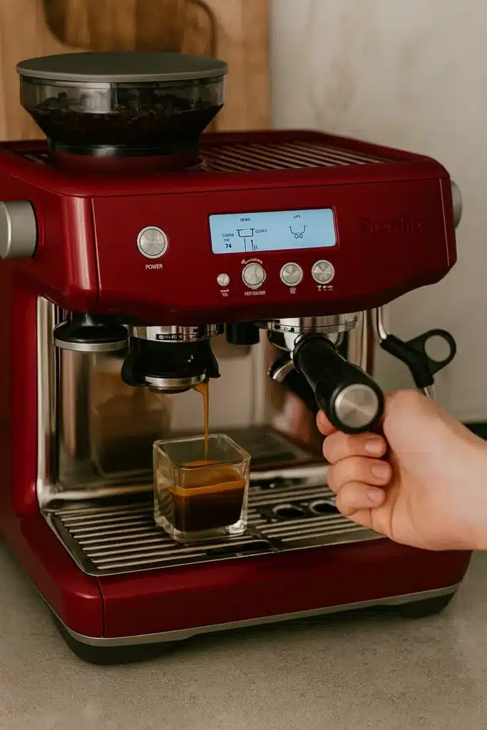 Breville Barista Pro Espresso Machine BES878RVC User Interface