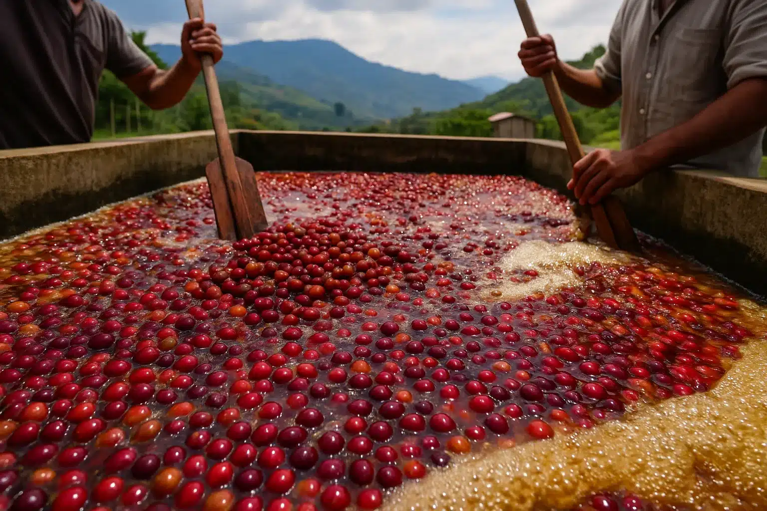 The Role of Yeast and Microbes in Coffee Fermentation