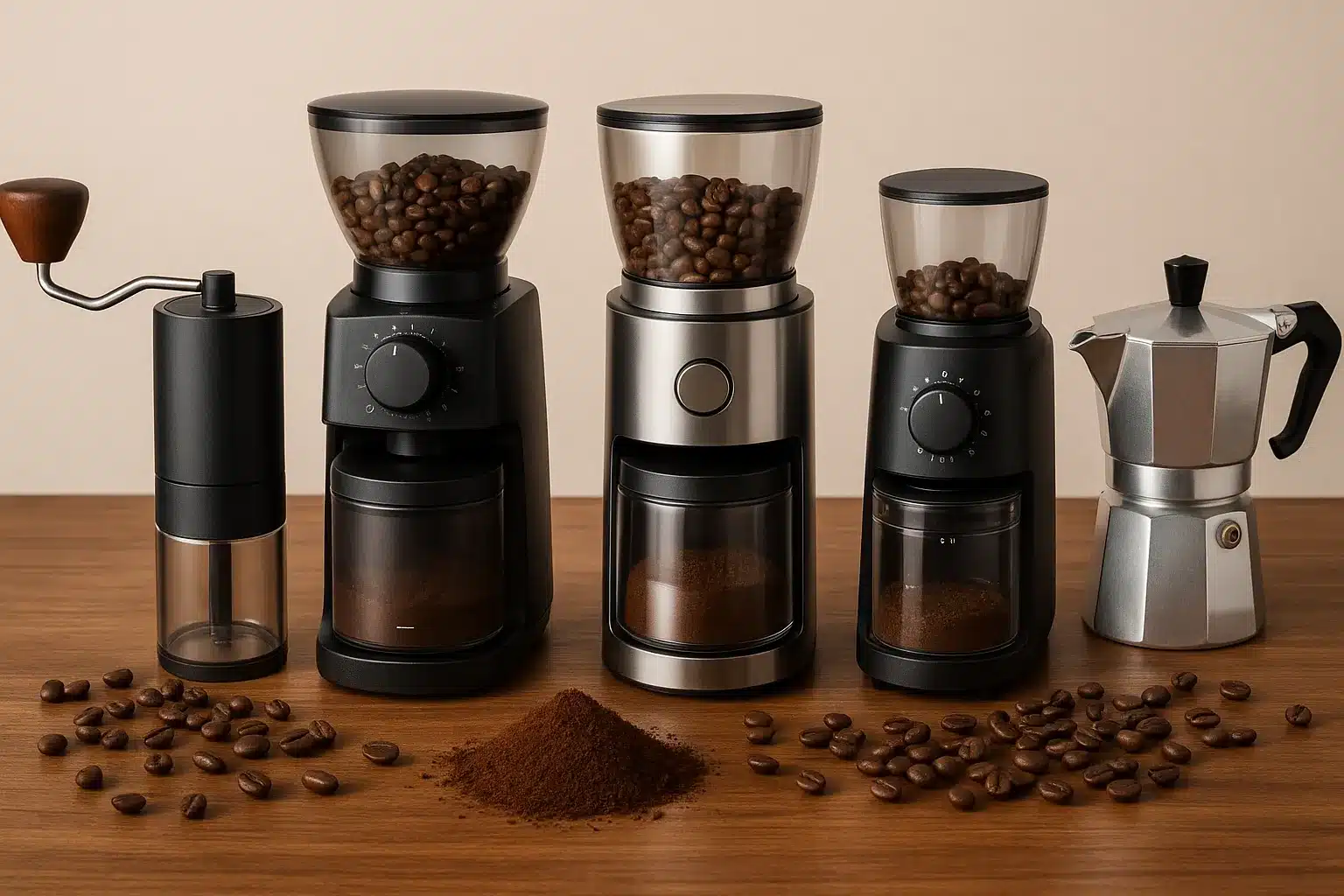 Best Coffee Grinders for Moka Pot Grinding