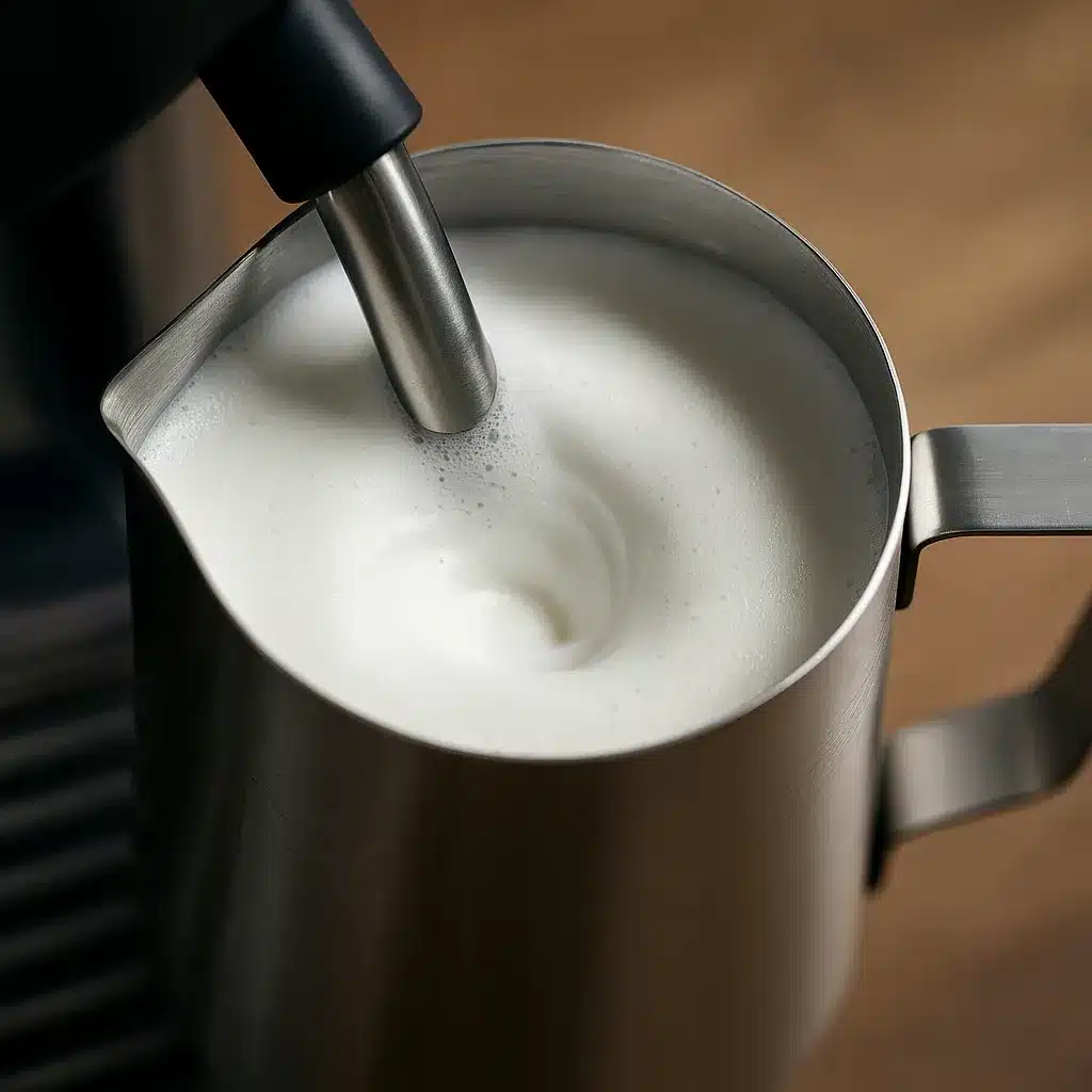 Milk FROTHING AND FOAMING WITH the Breville Barista Touch BES880BSS