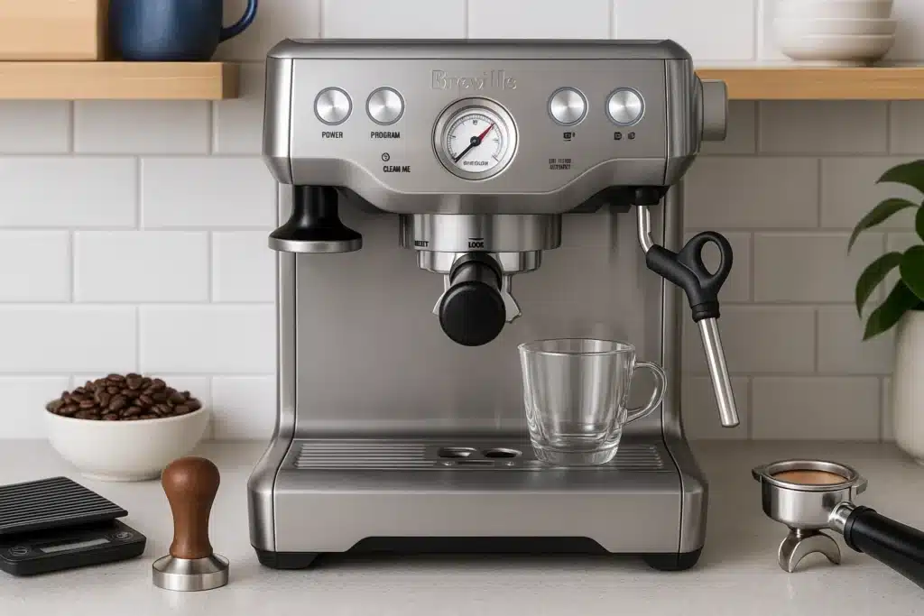 Breville Infuser Espresso Machine BES840XL Size & Design (Countertop Reality)