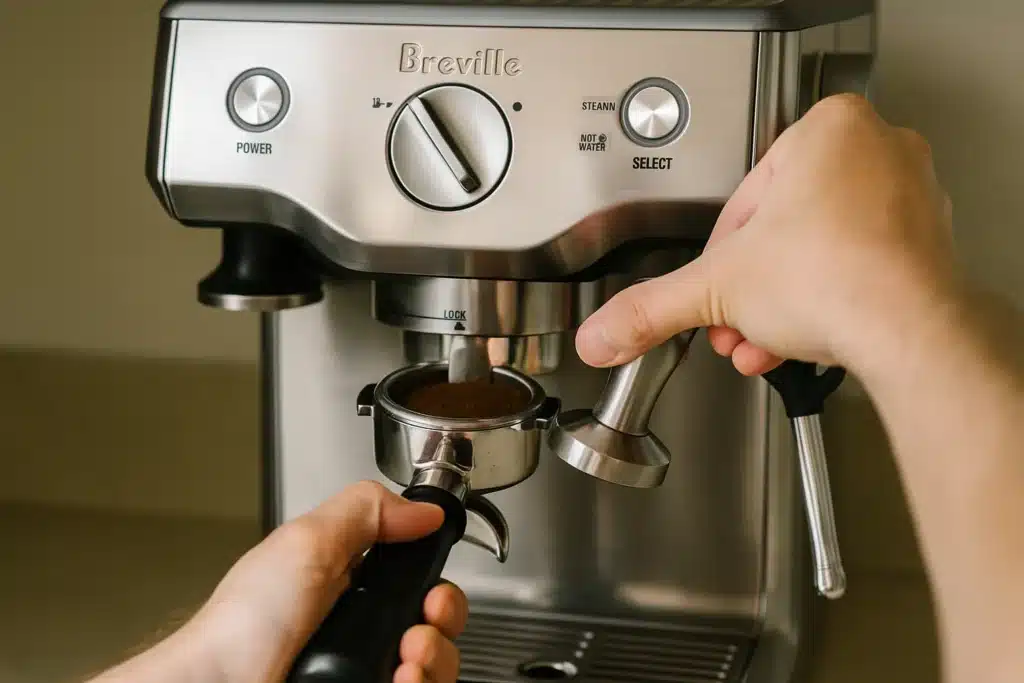 Breville Duo Temp Pro Espresso Machine(BES810BSS) User Interface: One Switch, One Knob, and the Art of Paying Attention