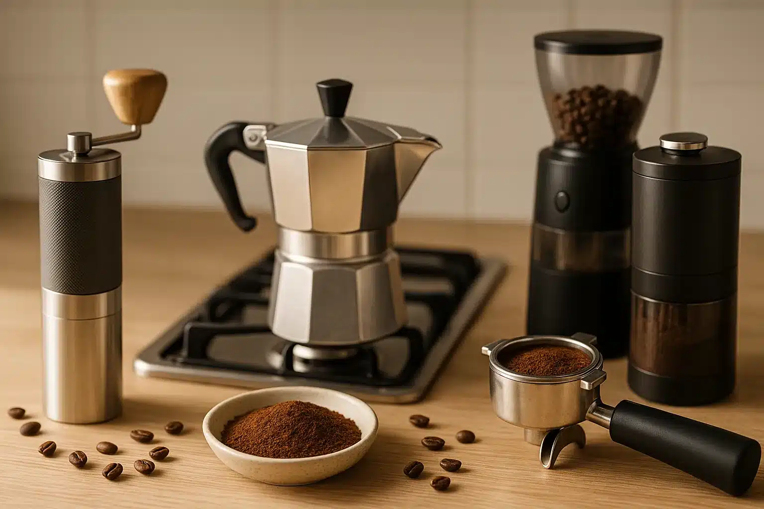 Coffee Grinders for Moka Pot